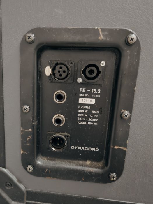 Тонколони Dynacord fe 15.2,стъпало RCF и  миксер Mackie