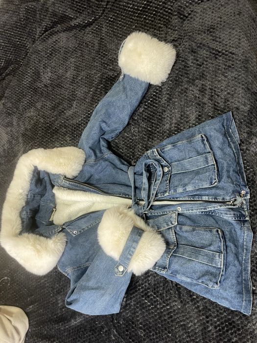 Зимна парка с пух