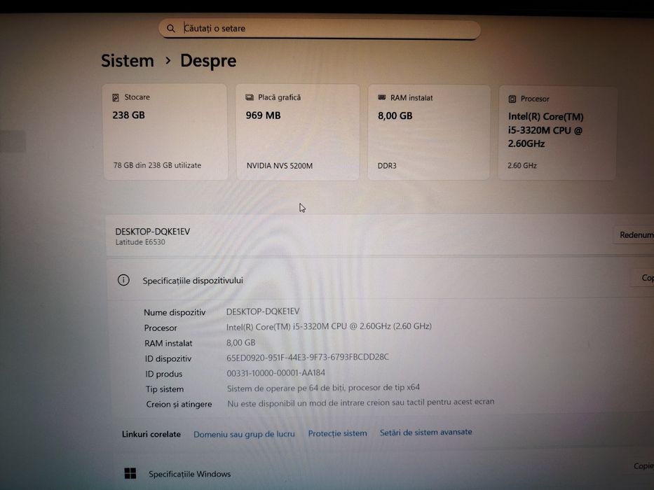 Laptop Dell latitude