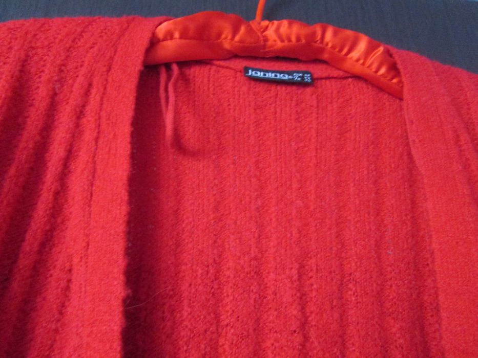 cardigan rosu cu buzunare M/L