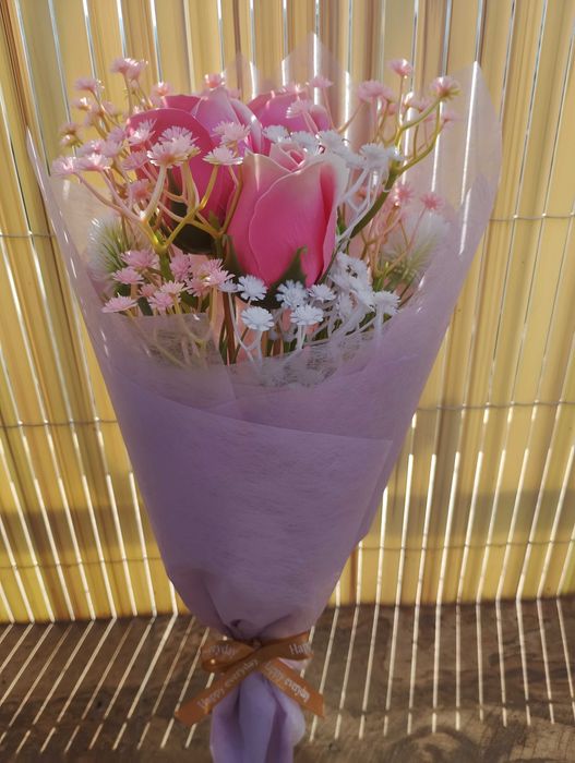 !!!ПРОМОЦИЯ!!!при покупка на чанта с цветя подарък букет!! Вечни цветя