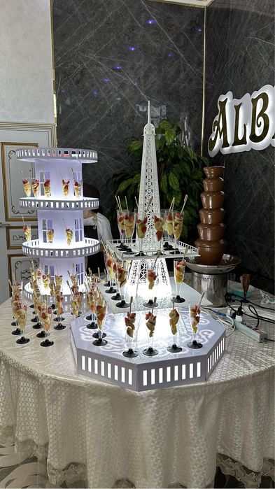 Фуршет фрукты в шоколаде выезд