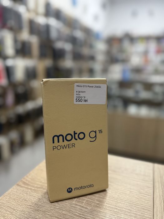 Motorola G15 Power / Nou / 256Gb / Garantie 12 luni