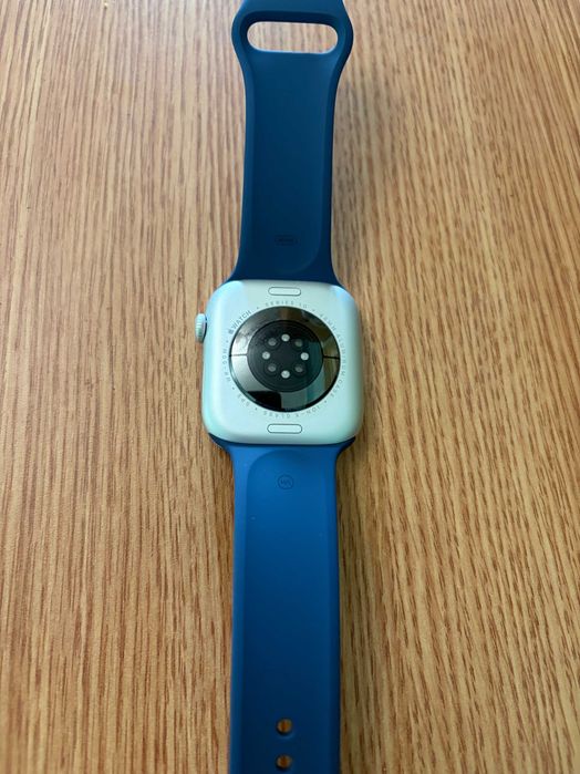 Apple Watch 10, GPS, Silver Aluminium, 46mm, Denim Sport Band,garantie