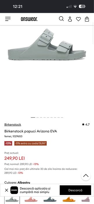 Papuci birkenstock