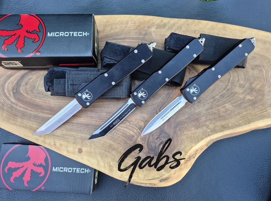 Автоматичен нож MICROTECH Ultratech НОВ  модел  с текстилен калъф