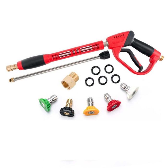 Пистолет за водоструйка съвместим с всички видове водоструйки и парост