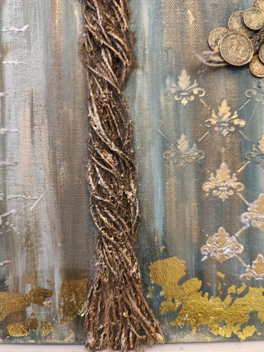 Картина дърво с БГ монети