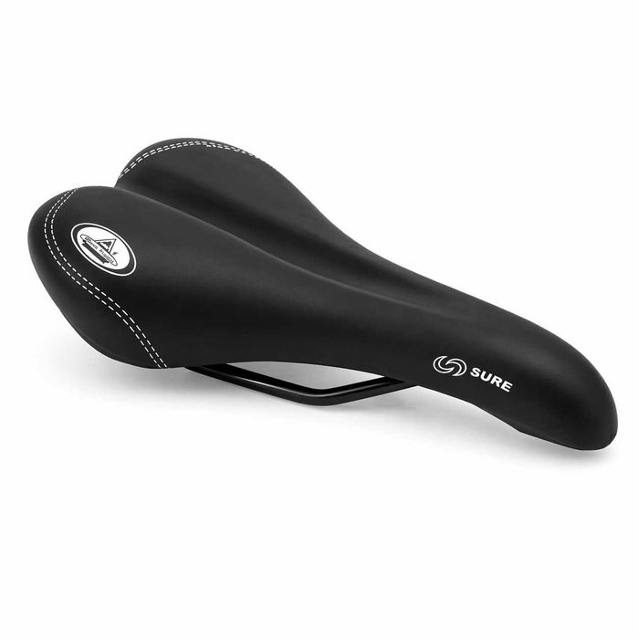 Седалка за велосипед Selle Monte Grappa Sure, черна, Made in Italy