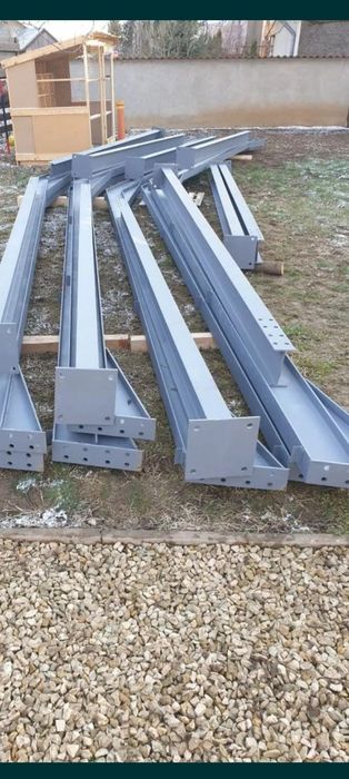 Vand ferme metalice și stalpi pentru hale