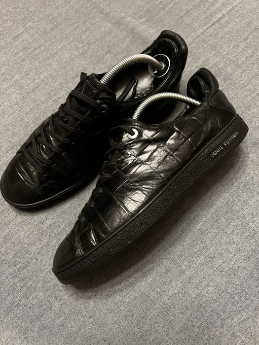 Оригинальная обувь Louis Vuitton из кожи крокодила 100% оригинал