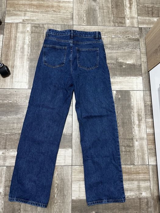 Широки сини дънки – чисто нови, размер M
