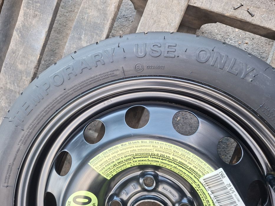 16" 5X112mm Патерица, 5Х112мм Резервна гума Фолксваген, Vw