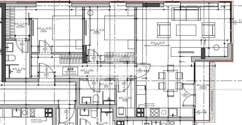 Продава се Тристаен апартамент в София, Дружба 2 - 119 кв.м за 1983 €/кв.м - Снимка #2