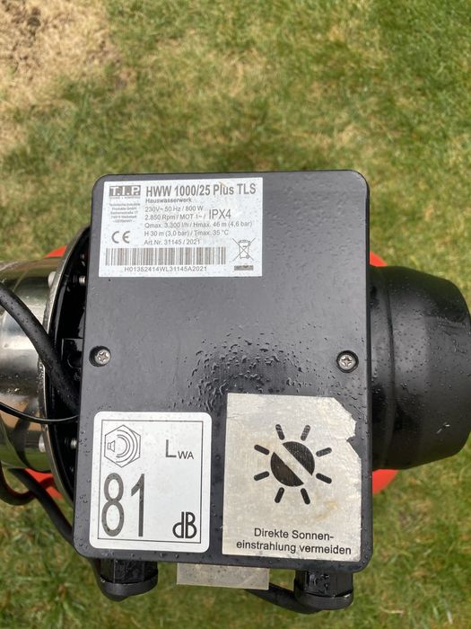 Vand Hidrofor T.I.P. HWW 1000/25 Plus TLS – Pompă Inox, Protecție Lipsă Apă