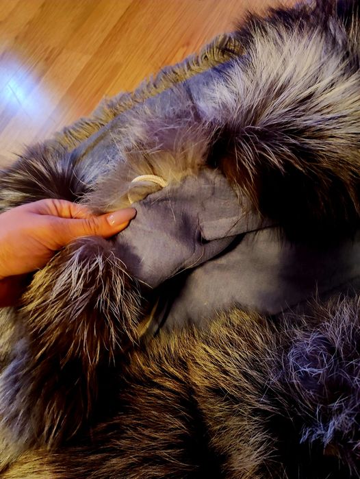 Palton alpaka din blana naturala