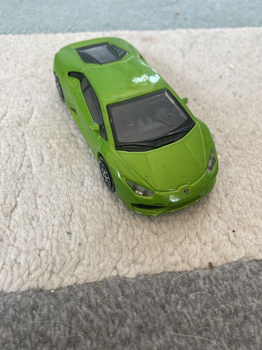 Зелена количка за игра на Lamborgini