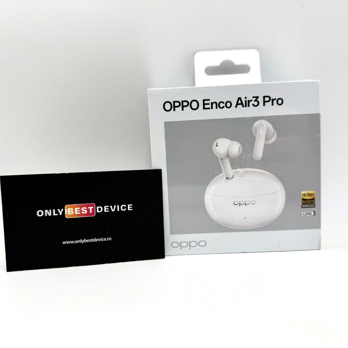 Casti Oppo Enco Air 3 Pro ANC White