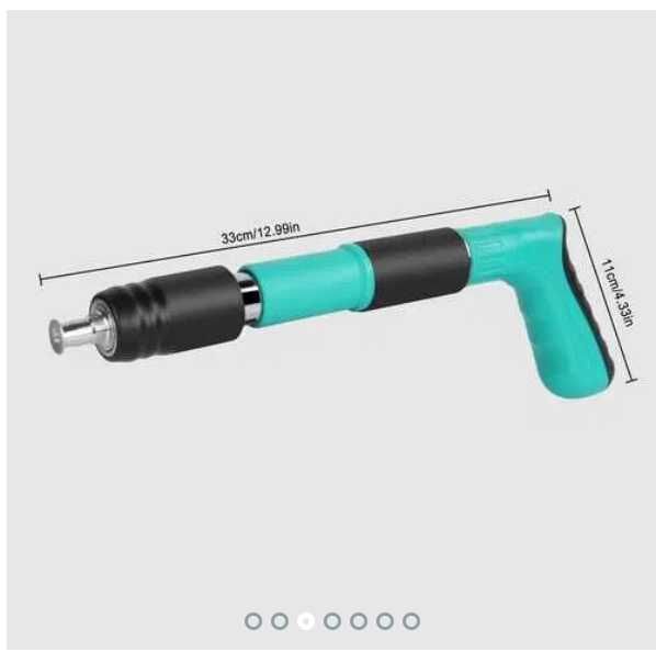 Ръчен пистолет такер за забиване на пирони със заряд в метал и бетон