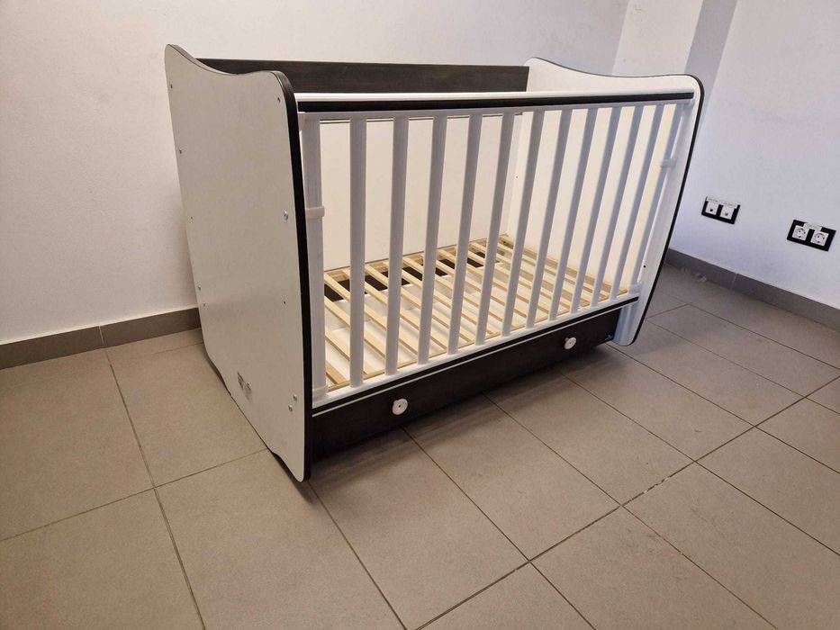 Pat bebe cu balansoar Dream 60x120 cm transformabil