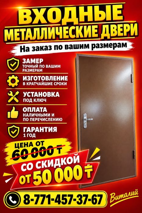 Металлические утеплённые входные двери