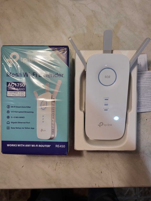 Router Assus RT-AX 86S  + Amplificator semnal wifi Mesh wi fi extender AC1750 DUAL BAND