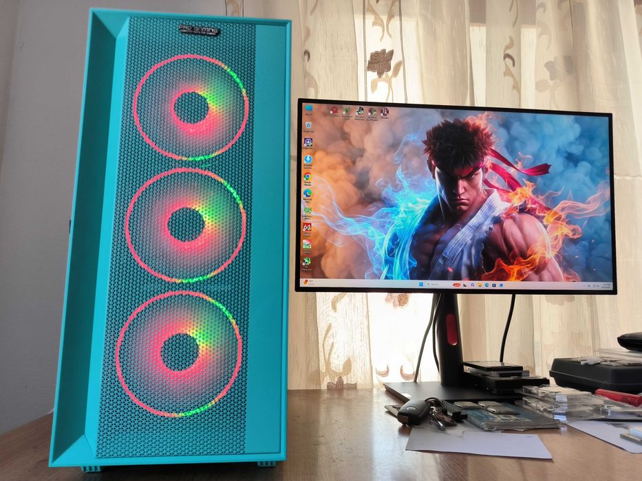 Unitate PC GAMING i7 8700 4.6Ghz/16GB DDR4/GTX1070 8GB GDDR5/SSD 256 NVMe/1TB HDD