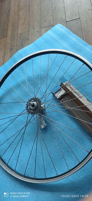 Roată 28-29 spițe groase Inox butuc singlespeed totul nou nouț