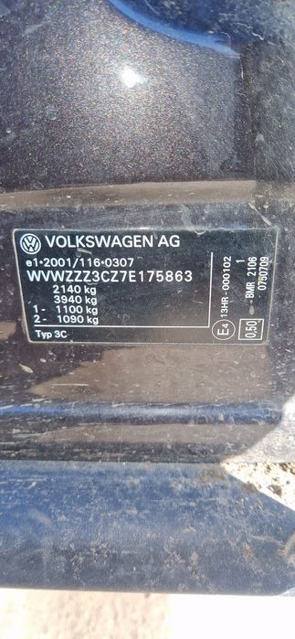 Vând anexe motor BMR passat b6 170 cp