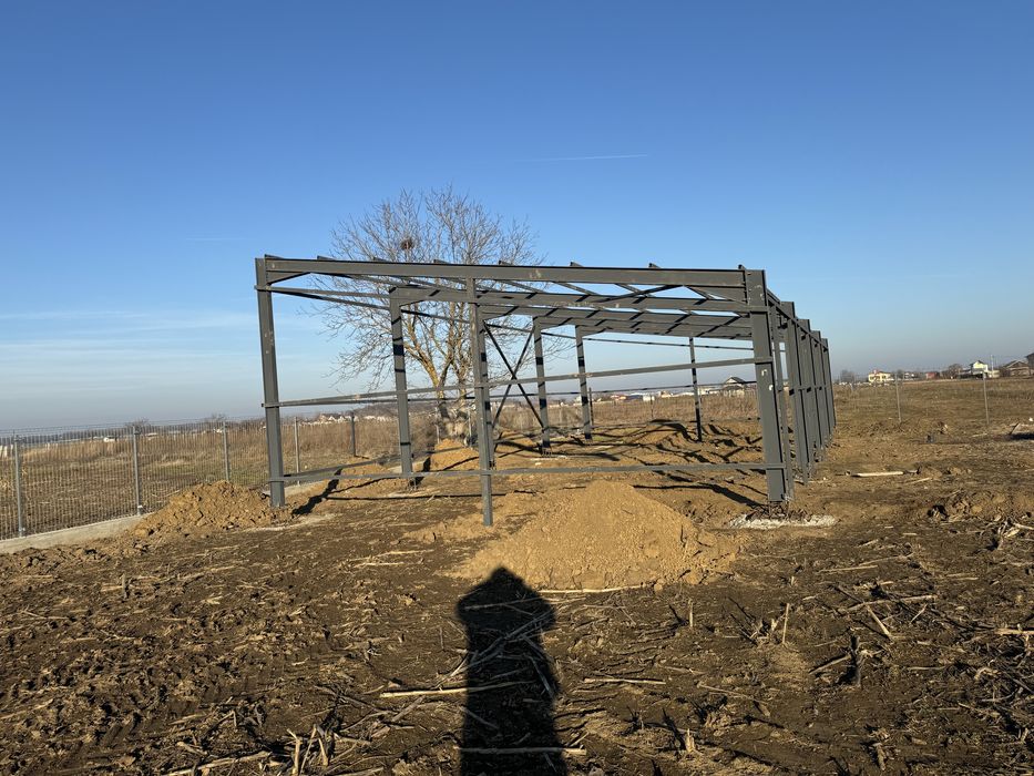 Structura metalica 8x14.85 x4 m strasina intr o apa din profil ipe 240 complecta