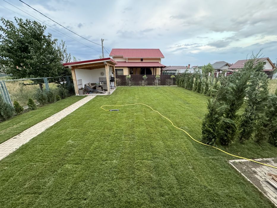 Casa cartier Andrasesti 227m2+72m2 garaj 800m2 teren