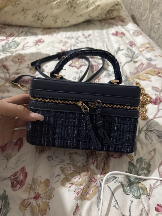 Тёмный синий Сумка zara