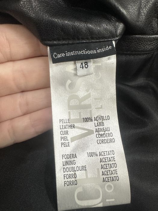 Versace,мъжко кожено яке