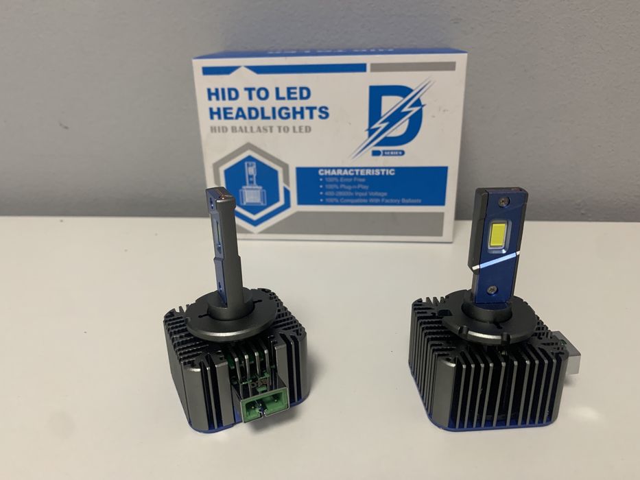 Bec LED D1S, D3S CANBUS Fara Eroare  10000LM 6500K