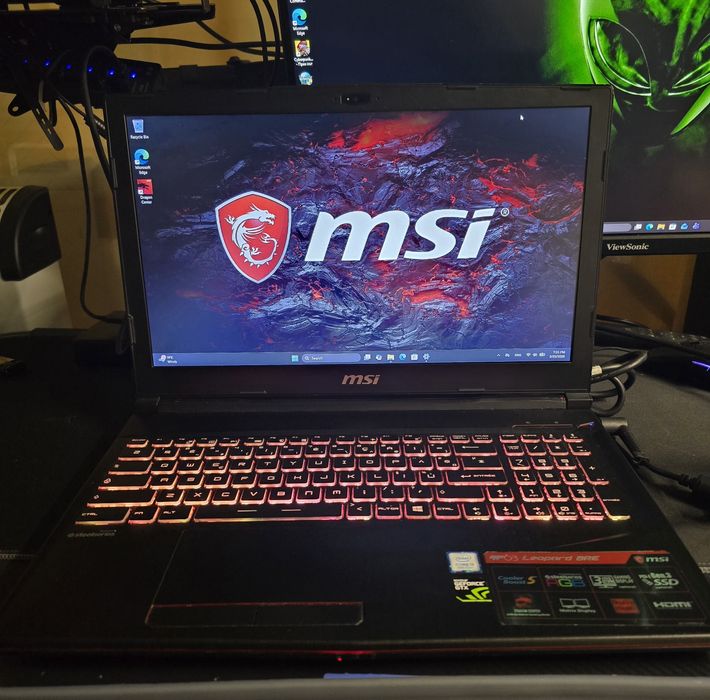 Геймърски лаптоп MSI GP63- i5,24gb, GTX 1060