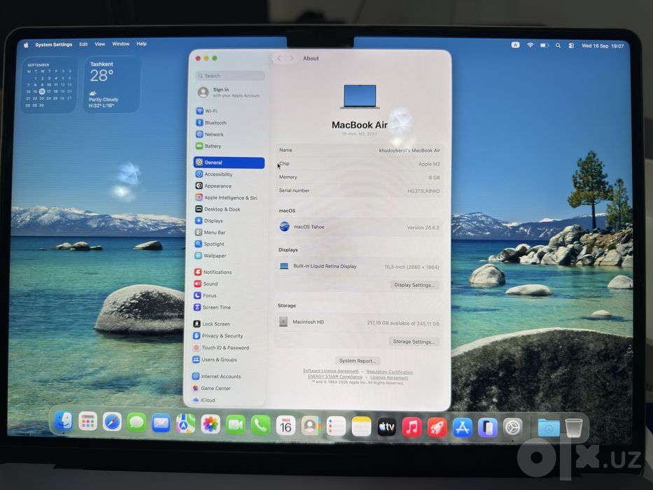Macbook Air M2 256Gb 2023