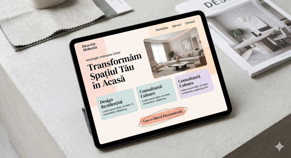 Creare Site Web / Magazin Online - Design Modern & Rapid