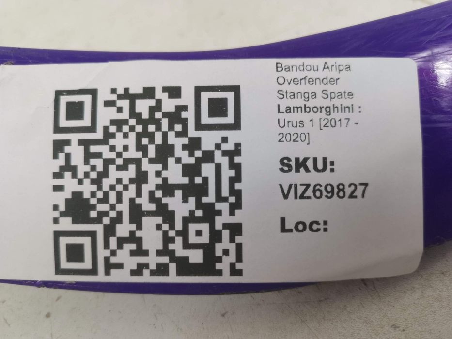 Bandou Aripa Overfender Stanga Spate Lamborghini  Urus 1 2017 2018 201