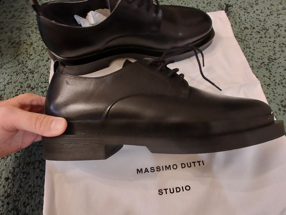 Кожаная обувь Massimo Dutti (туфли) 100% кожа, 42 разм.