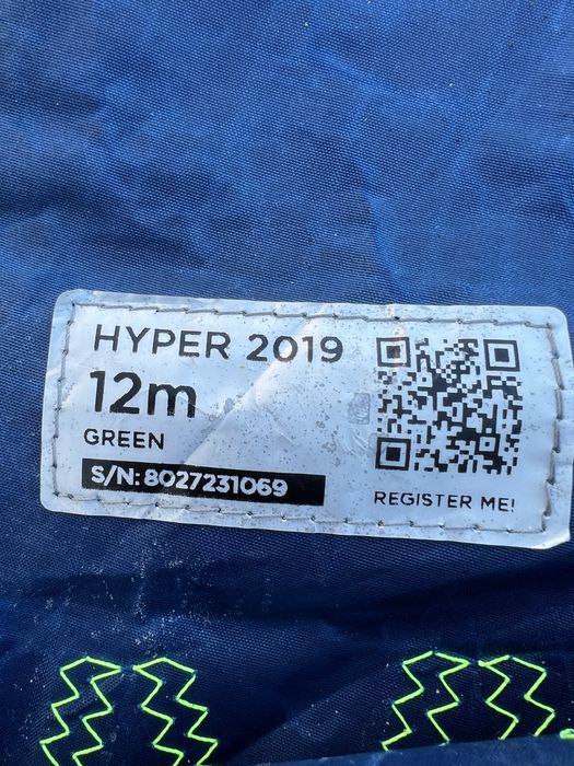 Crazy fly кайт 12м с бар