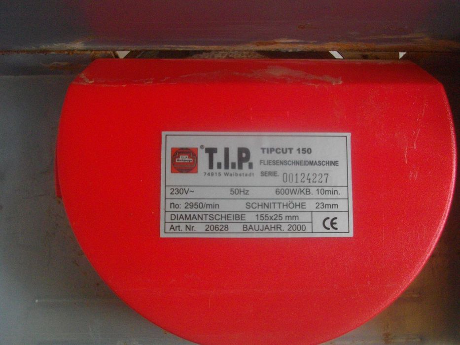 600W-ф180-150мм Немска Ел. Машина Рязане Плочки Плочи Meister / TIP