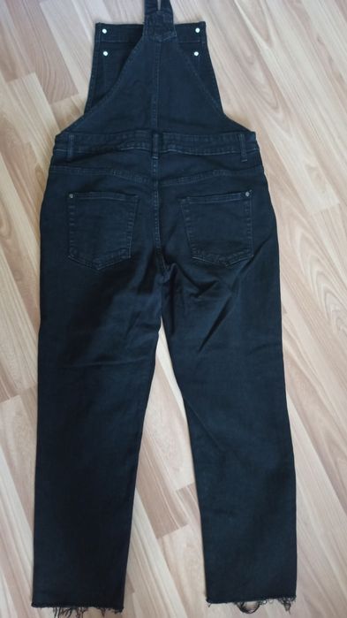 Salopetă de blugi neagră