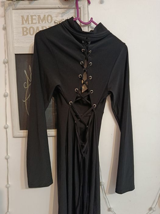 Rochie model unicat Goth Punk Rock Altercore mărimea Xs-S