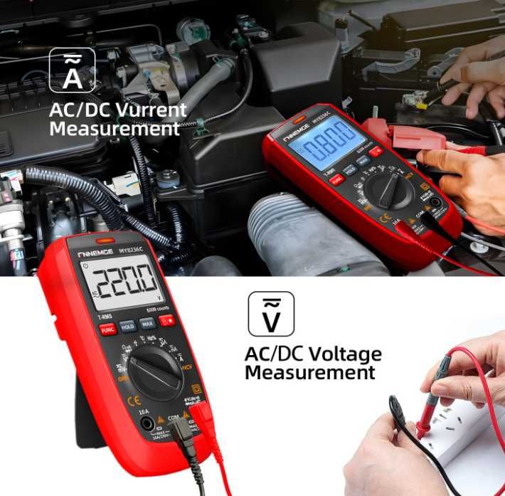 Multimetru auto scalare FNNEMGE Smart Digital Multimeter AMAZON