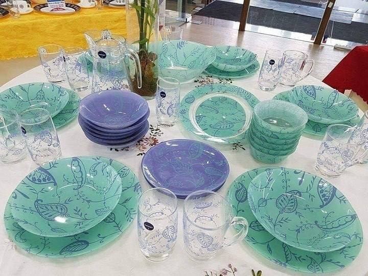 Набор пасуда Луминарк фирмаси оригинал махсулот хар хил ранглари бор