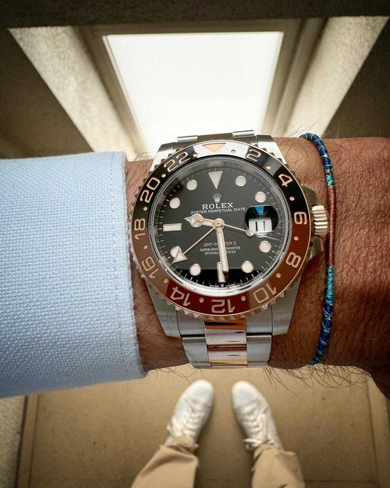 Rolex Gmt-Master Silver / Rose Gold 3285