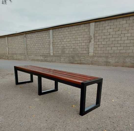 Suyanchiqli va suyanchiqsiz skameykalar Loft Urna Landshaft dizayn