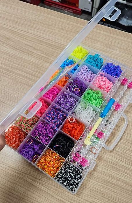 Пълен Комплект мъниста за гривни 42000 части/Ластици за гривни