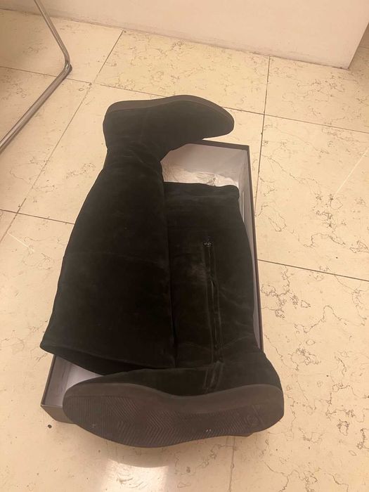 Черни Дамски Ботуши - Нови