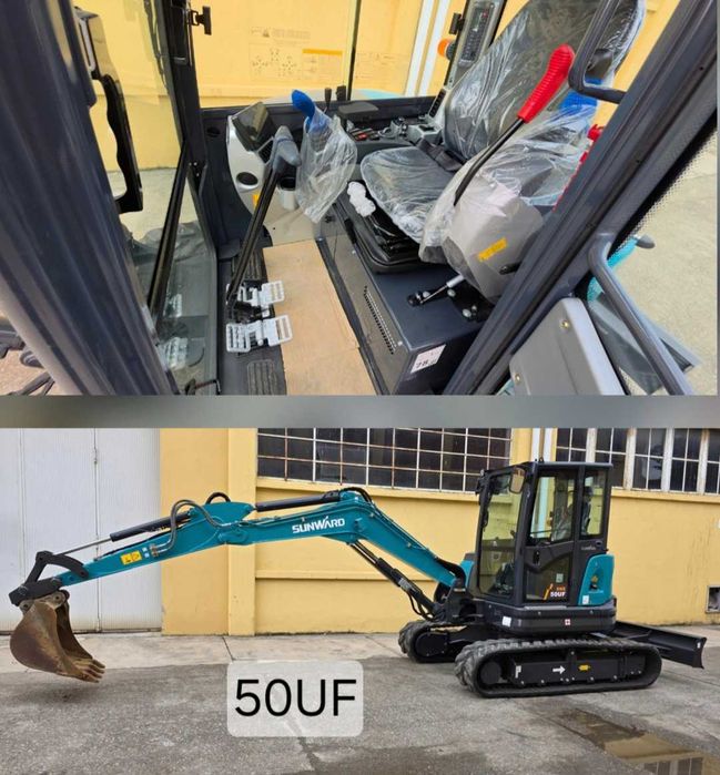 Miniexcavator SUNWARD 35UF / 50UF  NOU cu zero motor Kubota
